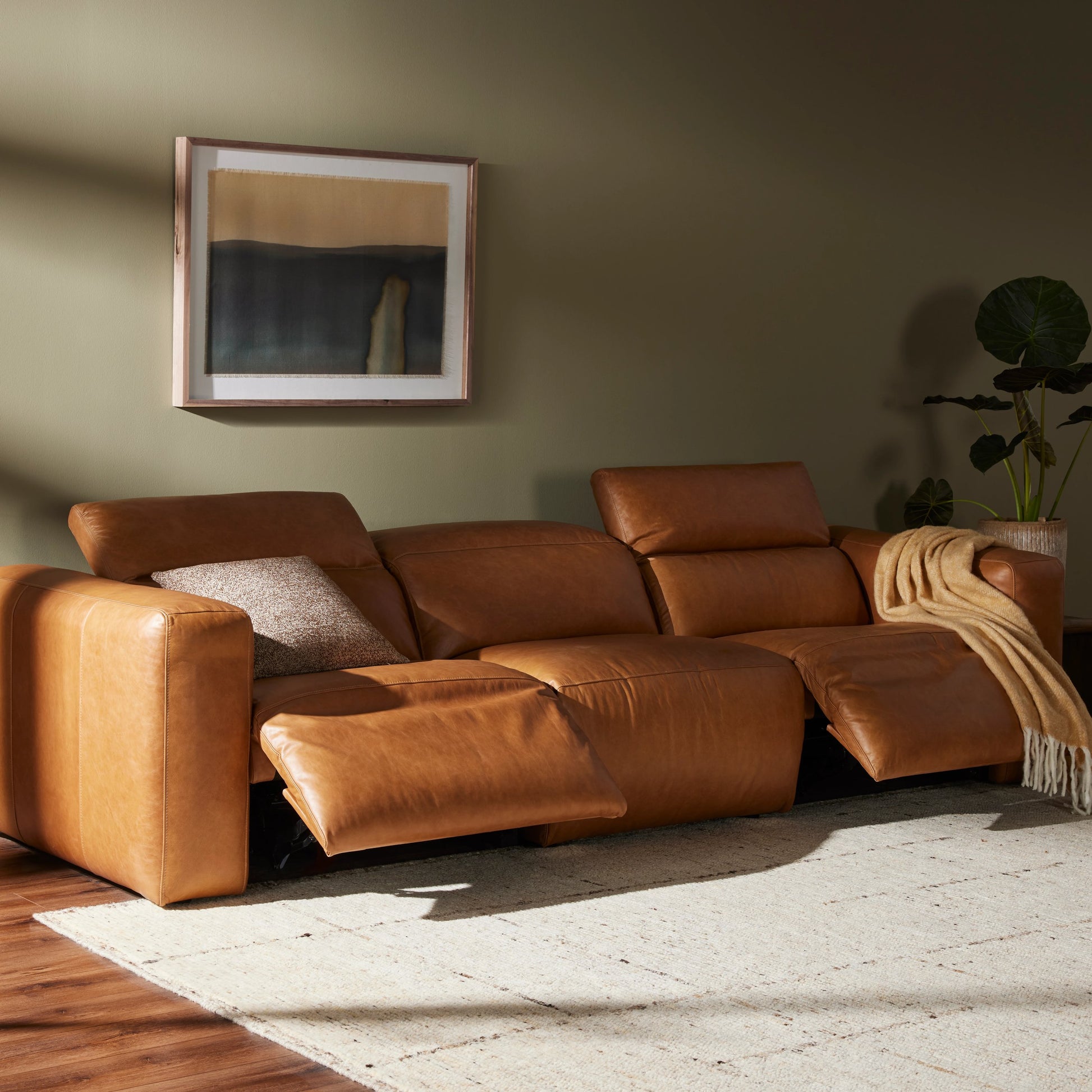 Radley Power Recliner 3-Piece Sectional by Four Hands. Made from unique in a modern style.