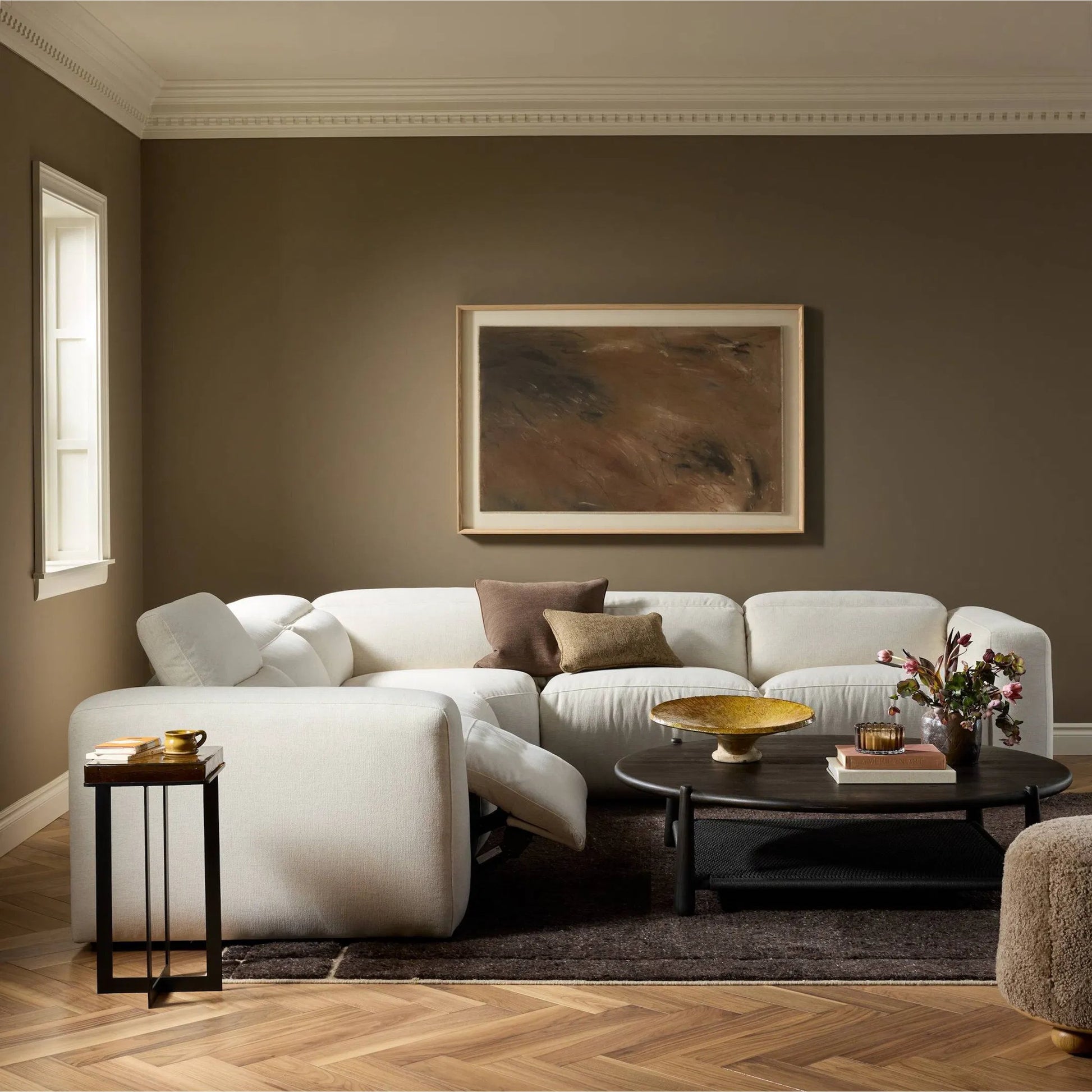 Radley Power Recliner 5-Piece Sectional by Four Hands. Made from unique in a modern style.