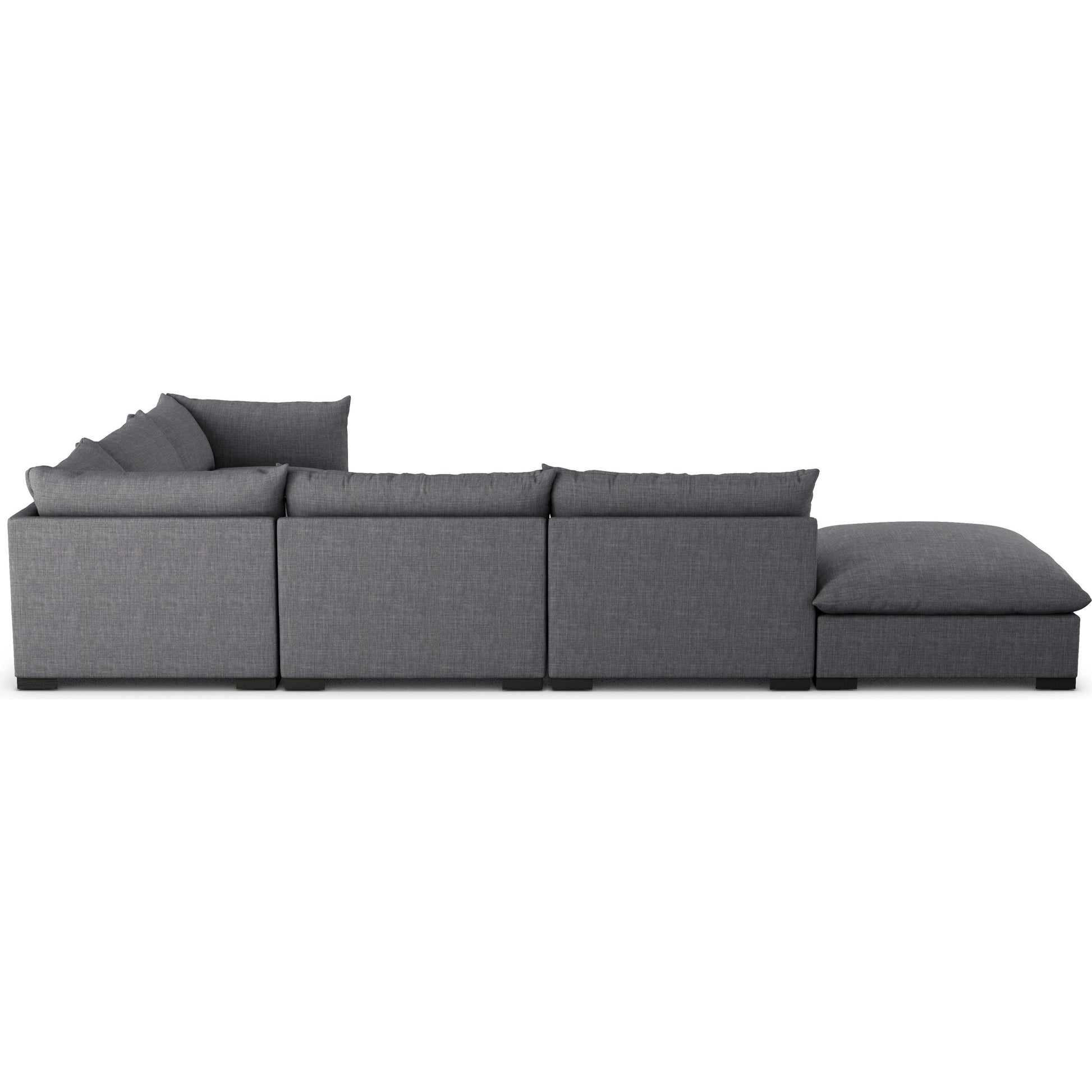 Westwood 5-Piece Sectional by Four Hands. Made from 100% polyester, solid banak, solid pine in a modern style.