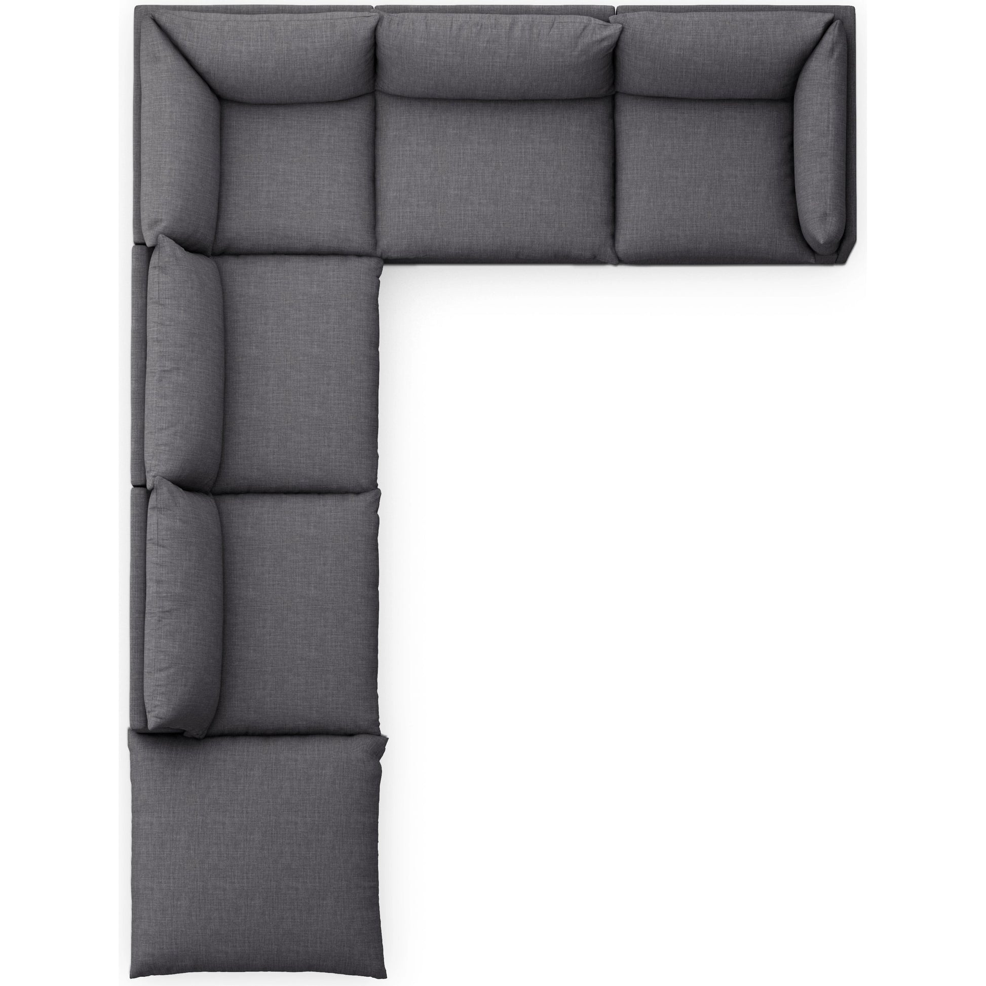 Westwood 5-Piece Sectional by Four Hands. Made from 100% polyester, solid banak, solid pine in a modern style.