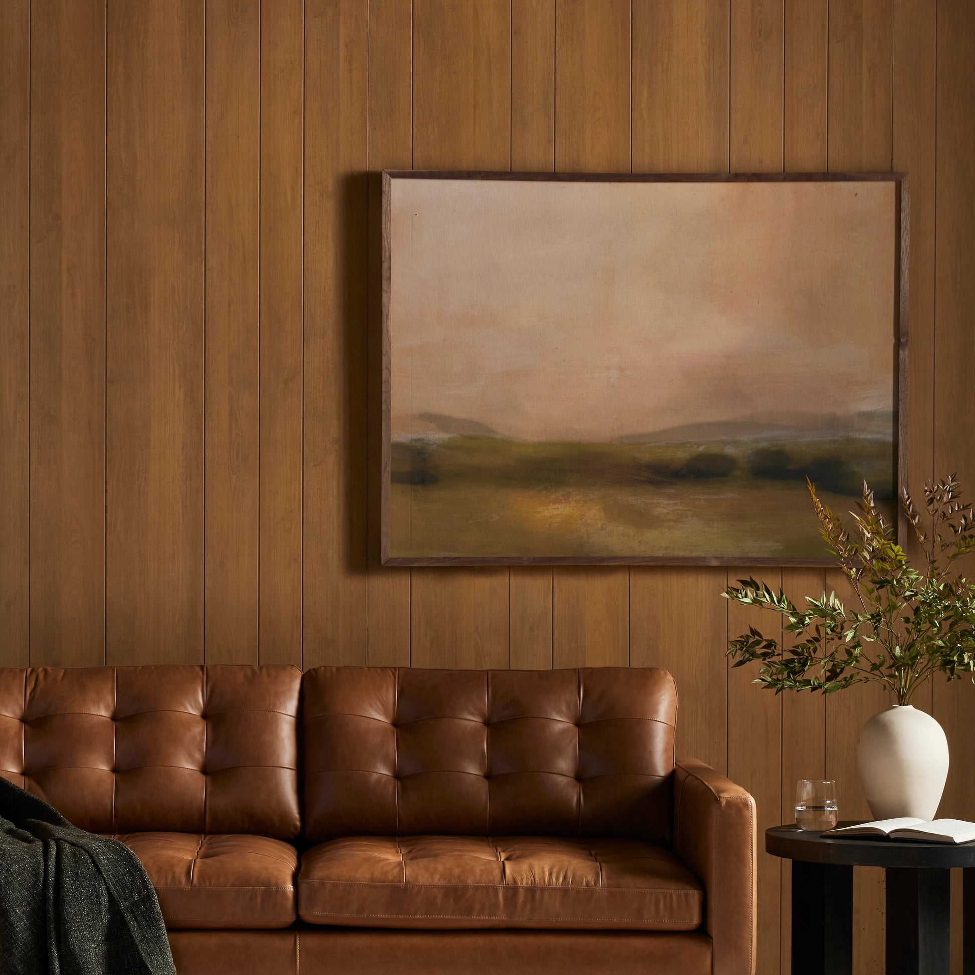 Formation by Dan Hobday by Four Hands. Made from raw canvas in a modern style.