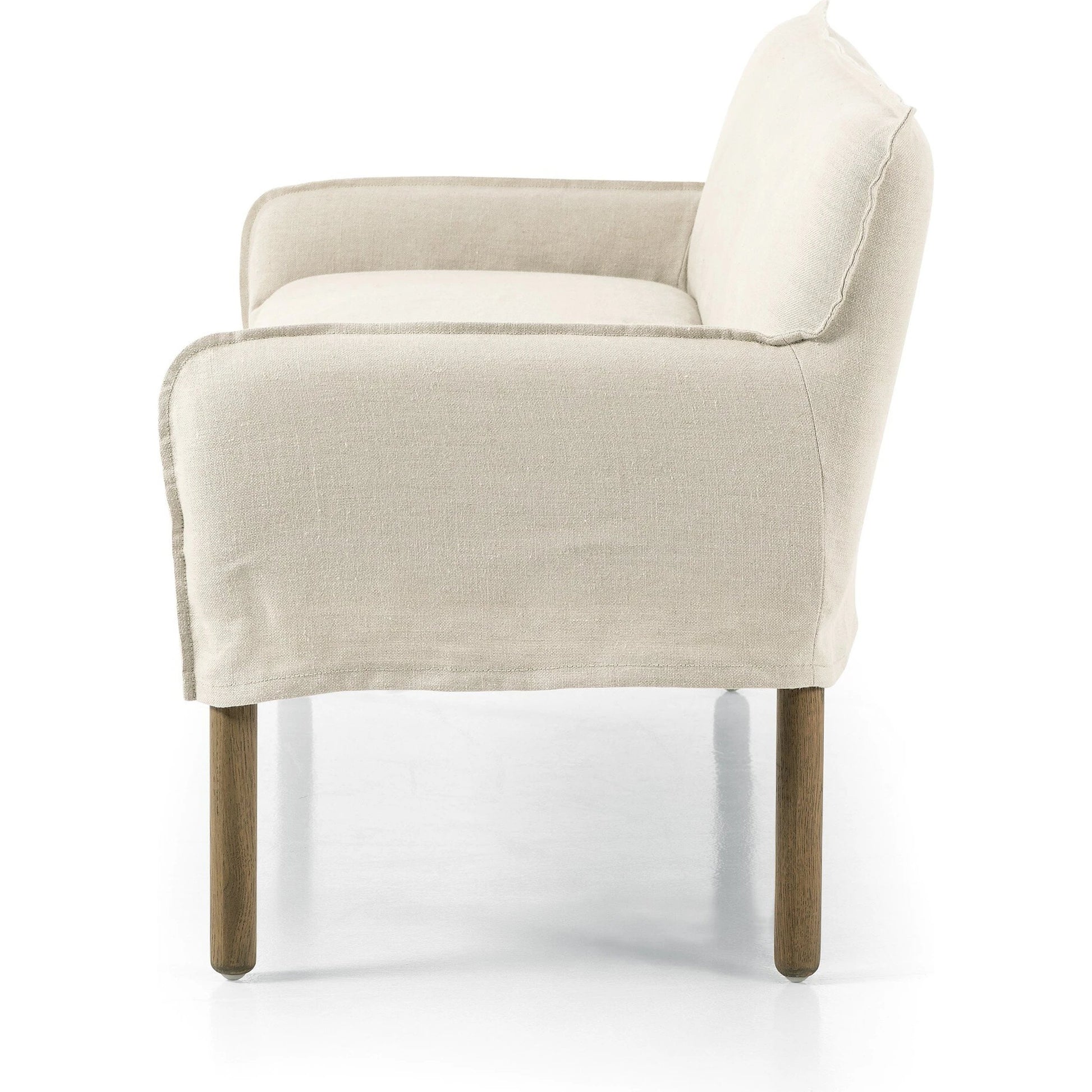 Addington Slipcover Bench by Four Hands. Made from unique in a modern style.
