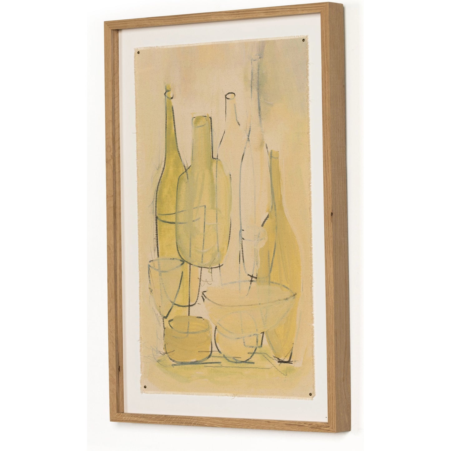 002 SI-2074422 | Additional Silo | Late Lunch by Dan Hobday by Four Hands in vertical grain 2.5 white oak, fredrix 558 raw canvas, bw8-97 polar white. Made from vertical grain white oak, raw canvas in a modern style.