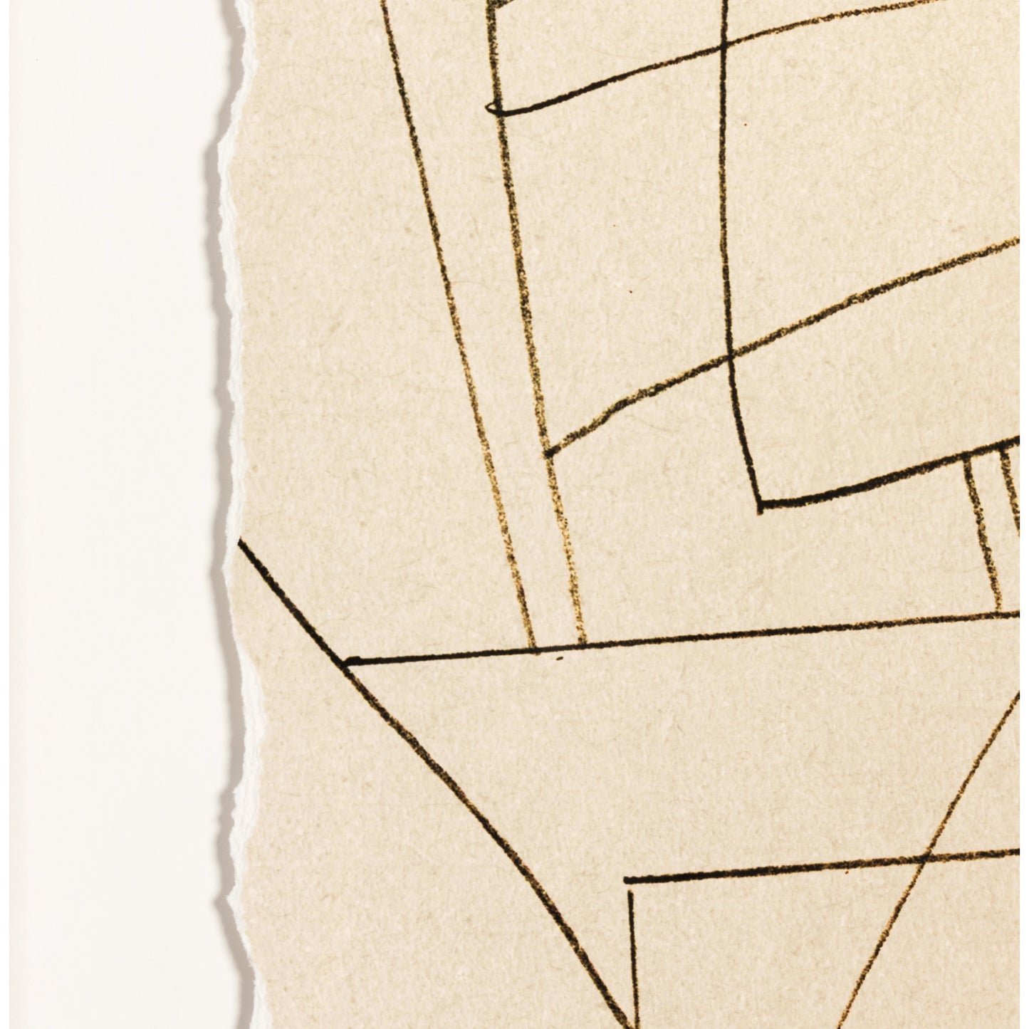 014 SI-2074213 | Closeup | Cuisine De Campagne by Dan Hobday by Four Hands. Made from rustic 2.5 walnut, textured fine art paper in a modern style.