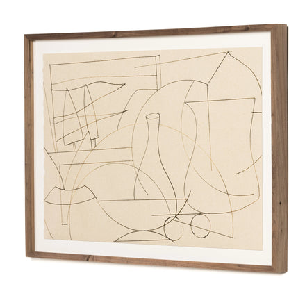 Cuisine De Campagne by Dan Hobday by Four Hands. Made from rustic 2.5 walnut, textured fine art paper in a modern style.