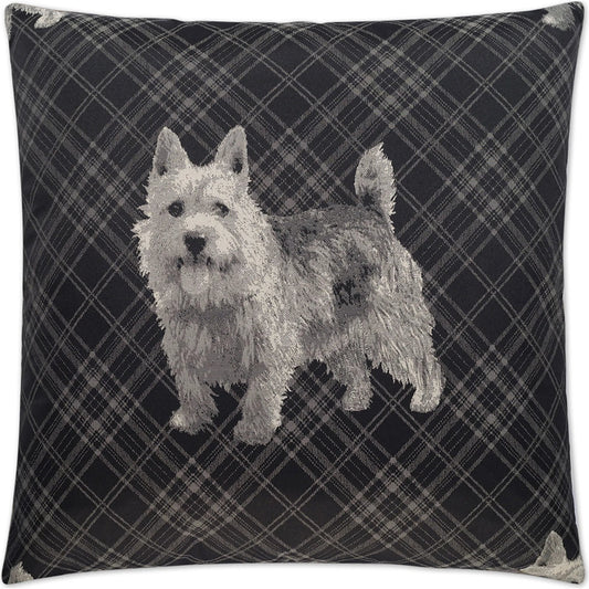 Winkie Pillow by DV Kap Home in black. Made from 100% polyester in a unique style.