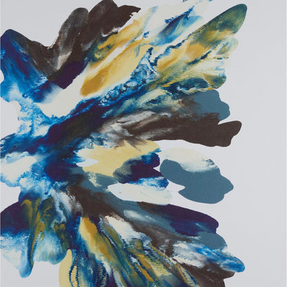 Rorschach Aura Diptych by Orfeo Quagliata by Four Hands in rustic walnut floater, matte canvas. Made from rustic walnut, matte canvas in a eclectic & global style.