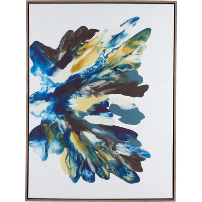 Rorschach Aura Diptych by Orfeo Quagliata by Four Hands in rustic walnut floater, matte canvas. Made from rustic walnut, matte canvas in a eclectic & global style.