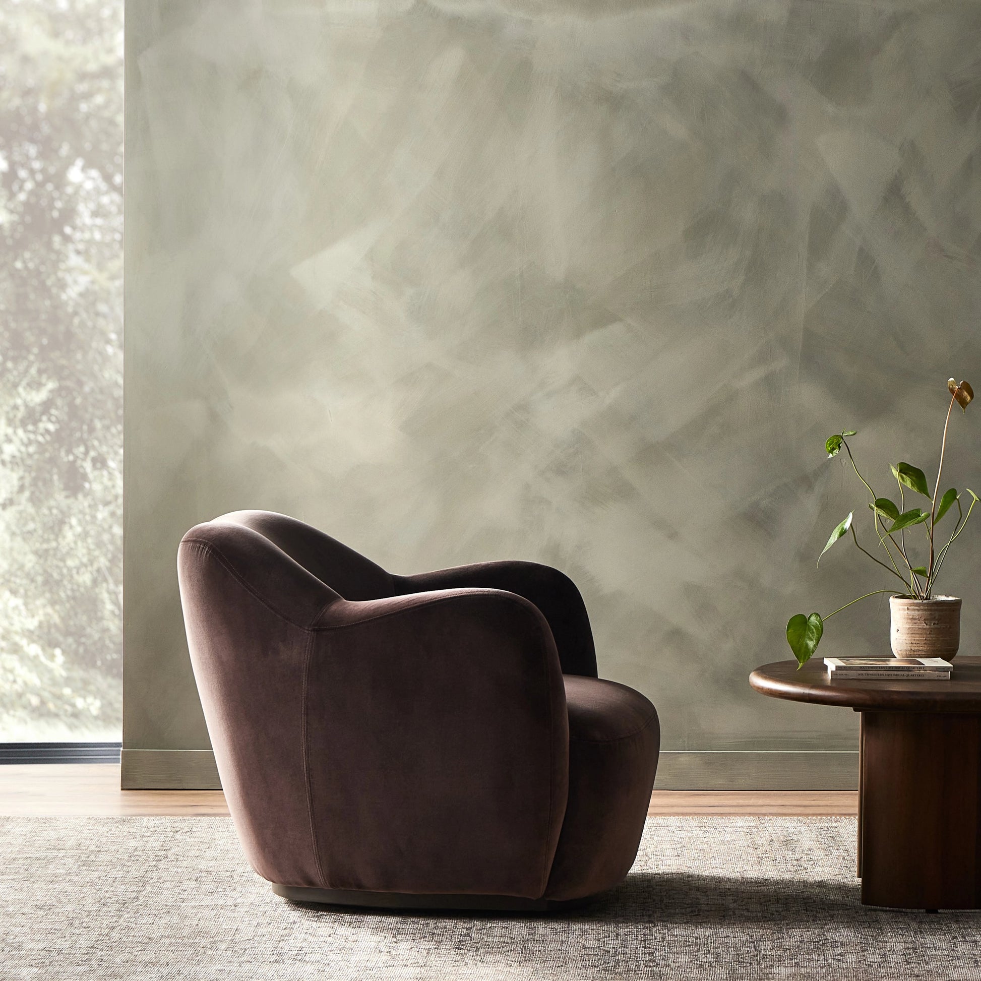 Julius Swivel Chair by Four Hands. Made from unique in a modern style.