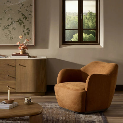 Julius Swivel Chair by Four Hands. Made from unique in a modern style.