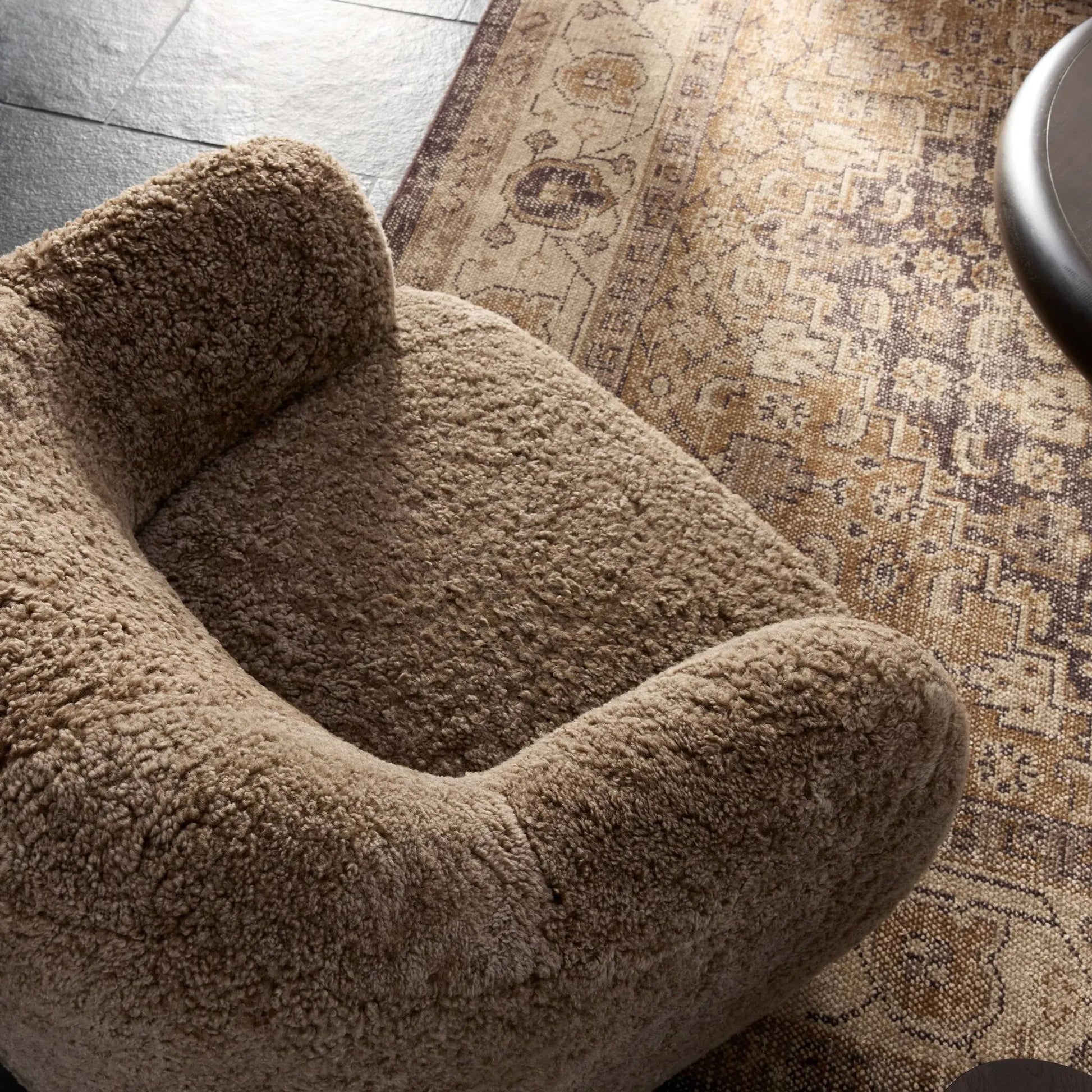 Julius Swivel Chair by Four Hands. Made from unique in a modern style.