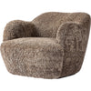 Taupe Shearling, Sienna Brown