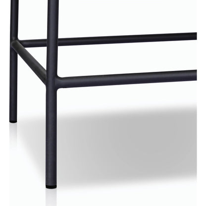 Crete Outdoor Dining Chair by Four Hands. Made from 100% acrylic, iron, solid teak in a modern style.