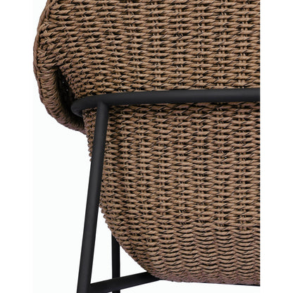Suerte Outdoor Dining Chair by Four Hands. Made from 100% acrylic, iron, 100% polyethylene in a modern style.