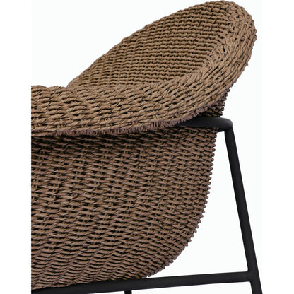 Suerte Outdoor Dining Chair by Four Hands. Made from 100% acrylic, iron, 100% polyethylene in a modern style.