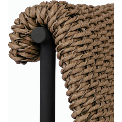 Suerte Outdoor Dining Chair by Four Hands. Made from 100% acrylic, iron, 100% polyethylene in a modern style.