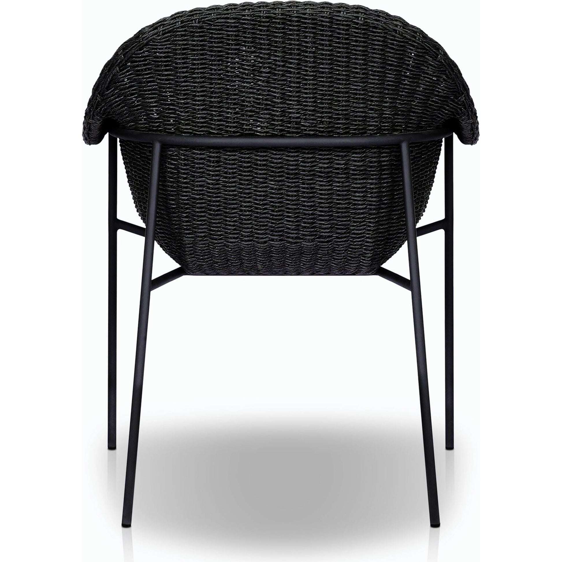 Suerte Outdoor Dining Chair by Four Hands. Made from 100% acrylic, iron, 100% polyethylene in a modern style.