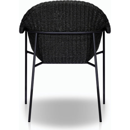 Suerte Outdoor Dining Chair by Four Hands. Made from 100% acrylic, iron, 100% polyethylene in a modern style.