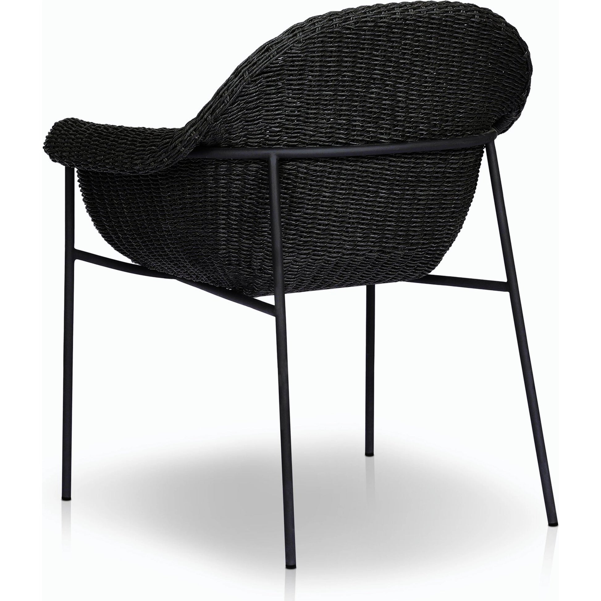 Suerte Outdoor Dining Chair by Four Hands. Made from 100% acrylic, iron, 100% polyethylene in a modern style.