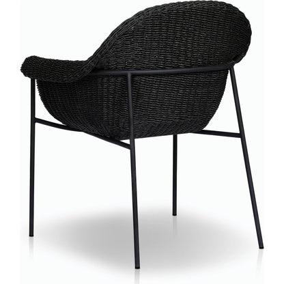 Suerte Outdoor Dining Chair by Four Hands. Made from 100% acrylic, iron, 100% polyethylene in a modern style.