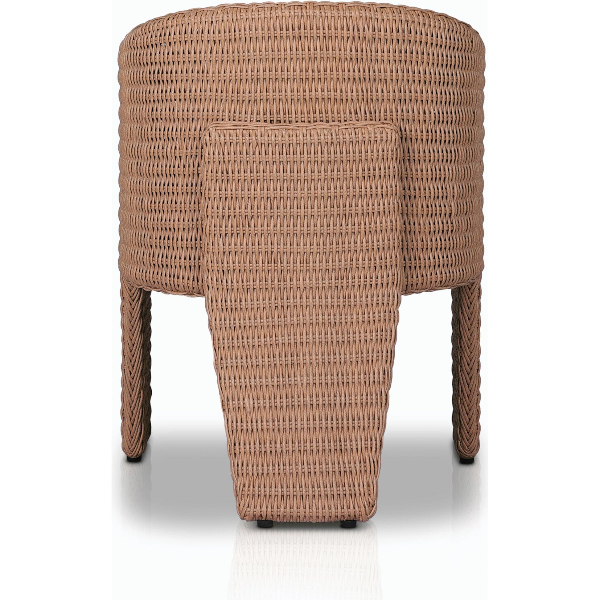 Fae Outdoor Dining Chair by Four Hands in stinson white. Made from 100% olefin, 100% polyethylene in a modern style.