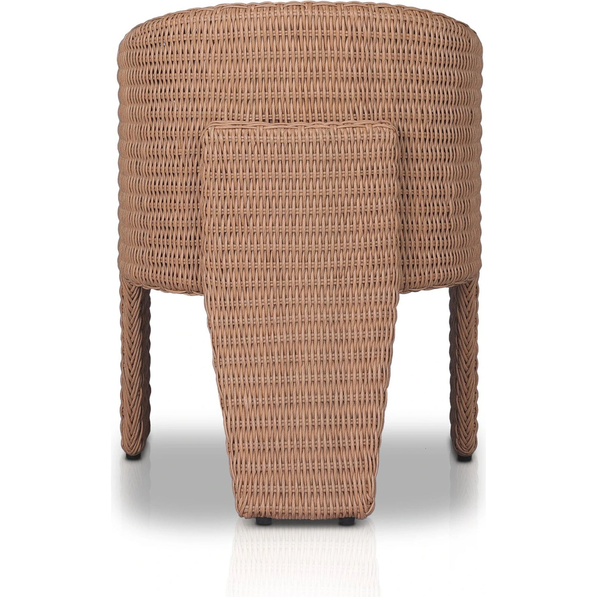Fae Outdoor Dining Chair by Four Hands in stinson white. Made from 100% olefin, 100% polyethylene in a modern style.