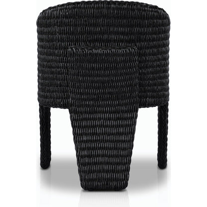 Fae Outdoor Dining Chair by Four Hands in stinson white. Made from 100% olefin, 100% polyethylene in a modern style.