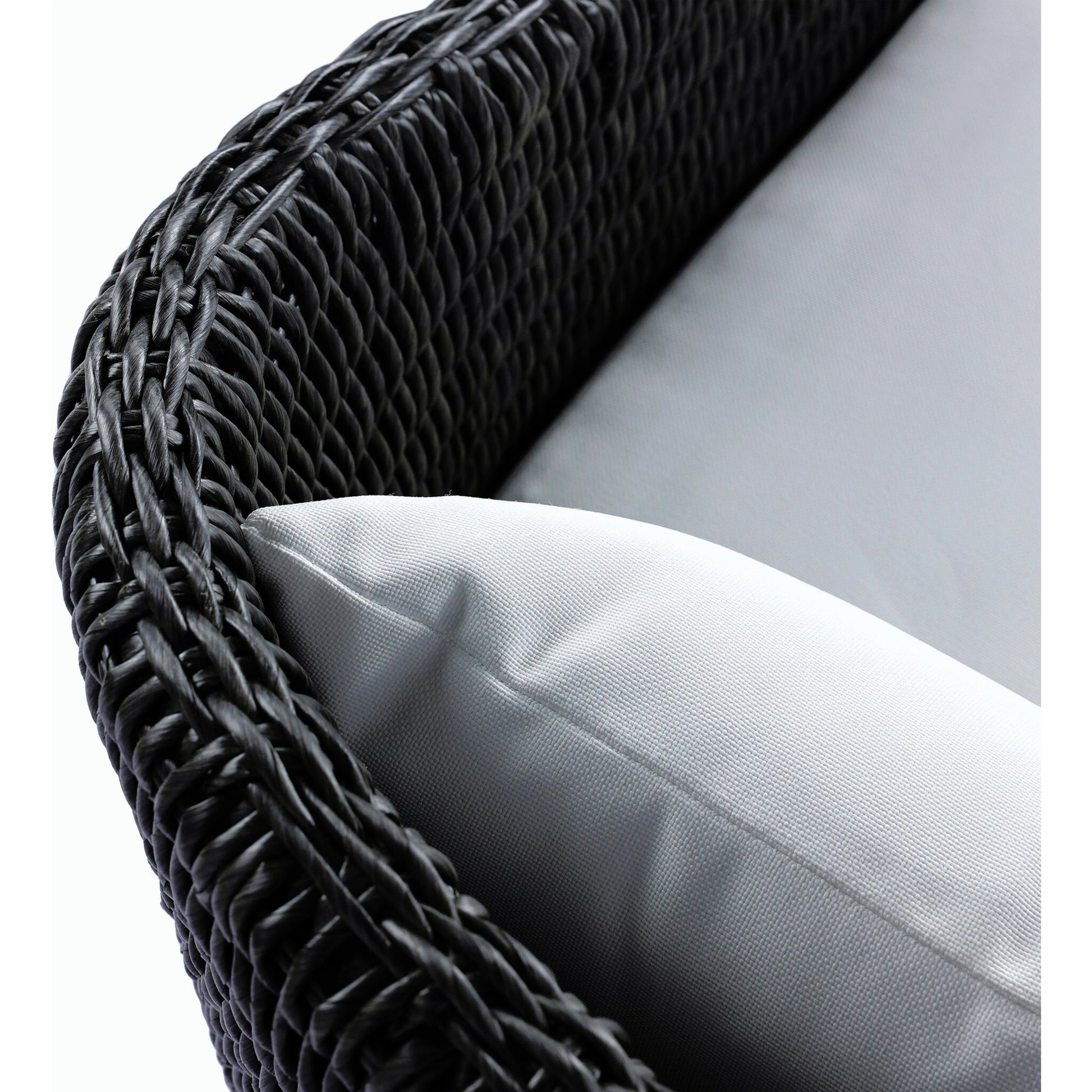 Fae Outdoor Dining Chair by Four Hands in stinson white. Made from 100% olefin, 100% polyethylene in a modern style.