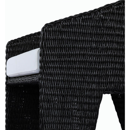 Fae Outdoor Dining Chair by Four Hands in stinson white. Made from 100% olefin, 100% polyethylene in a modern style.
