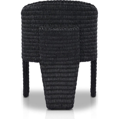Fae Outdoor Dining Chair by Four Hands in stinson white. Made from 100% olefin, 100% polyethylene in a modern style.