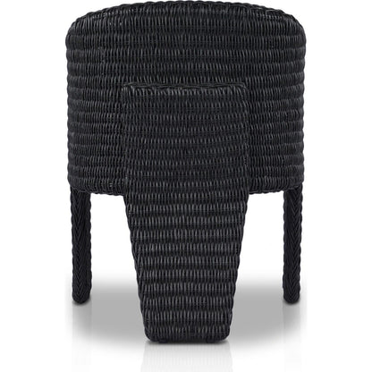 Fae Outdoor Dining Chair by Four Hands in stinson white. Made from 100% olefin, 100% polyethylene in a modern style.