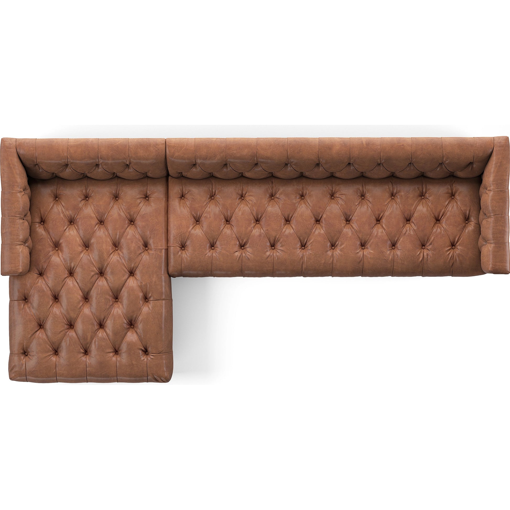 Maxx 2-Piece Sectional by Four Hands in sapphire birch. Made from 92% polyester, 5% cotton, 3% latex, solid parawood, iron in a modern style.