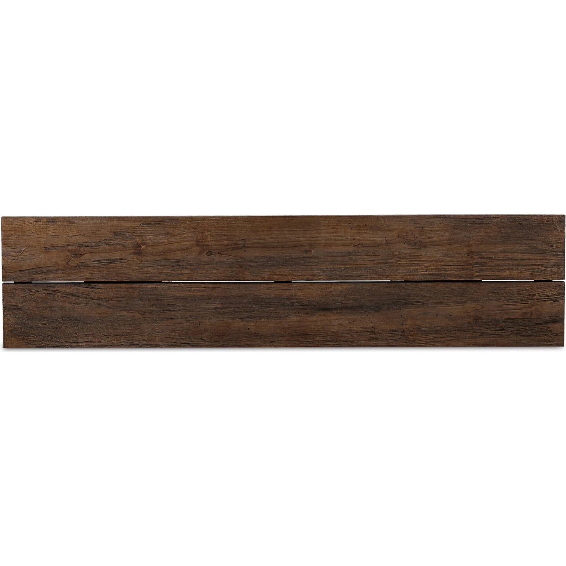 Atlas Console Table by Four Hands in smoked alder. Made from resawn alder, engineered hardwood in a modern style.