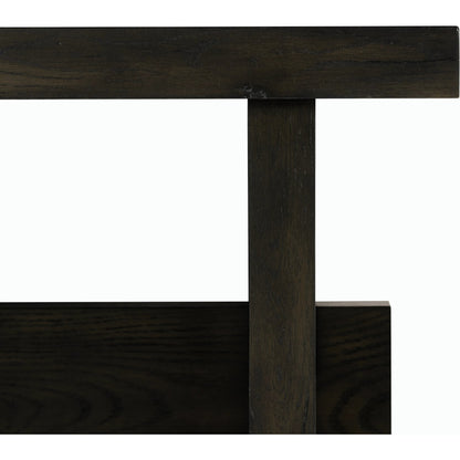 Isaac End Table by Four Hands. Made from thick oak veneer, solid oak in a modern style.