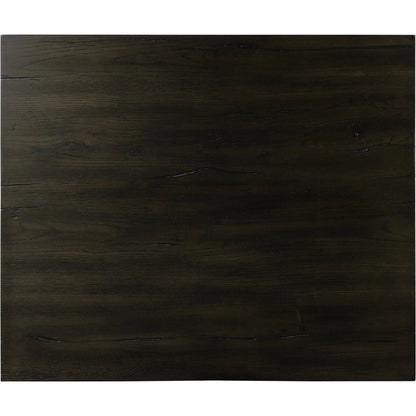 Isaac End Table by Four Hands. Made from thick oak veneer, solid oak in a modern style.