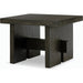 Isaac End Table by Four Hands. Made from thick oak veneer, solid oak in a modern style.