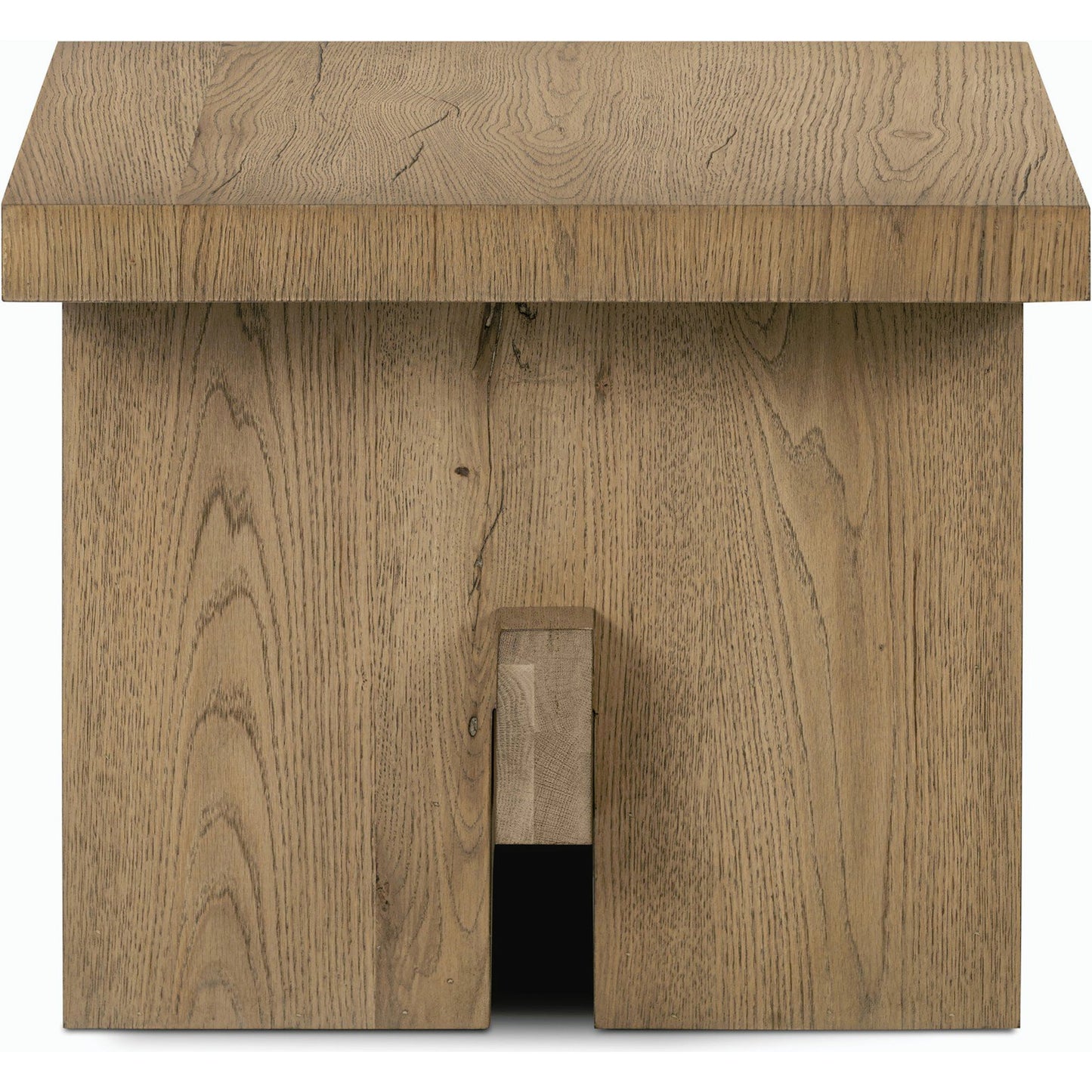 006 SI-2158220 | Additional Silo | Isaac End Table by Four Hands. Made from thick oak veneer, solid oak in a modern style.