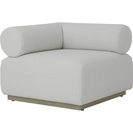 001 SI-2137253 | Primary Silo | Build Your Own: Lenox Outdoor Sectional by Four Hands in alessi linen. Made from 100% polypropylene, solid teak, 91% polyurethane foam pad, 9% polyester fiber batting in a modern style.