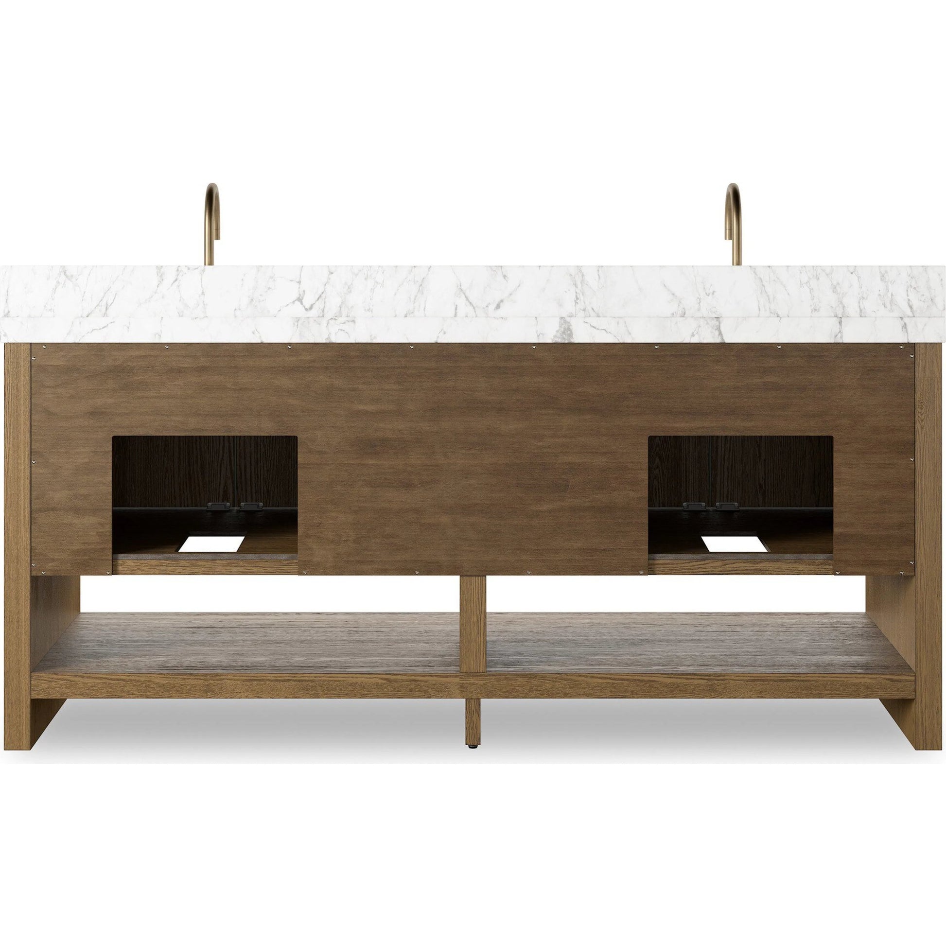 Anthem Double Vanity by Four Hands. Made from thick oak veneer, solid marble in a unique style.