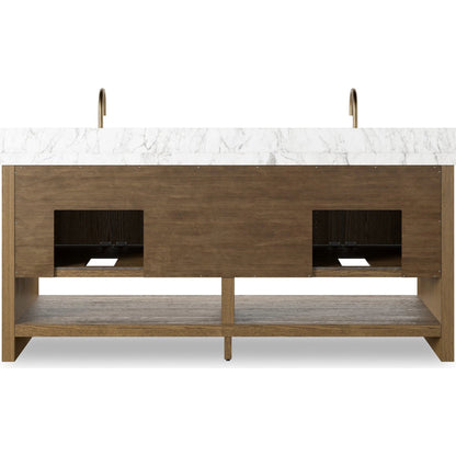 Anthem Double Vanity by Four Hands. Made from thick oak veneer, solid marble in a unique style.