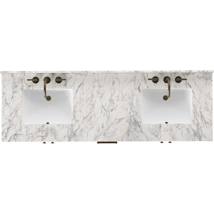 Anthem Double Vanity by Four Hands. Made from thick oak veneer, solid marble in a unique style.