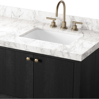 Anthem Double Vanity by Four Hands. Made from thick oak veneer, solid marble in a unique style.