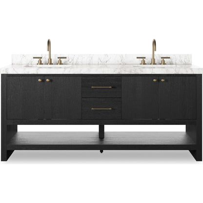 Anthem Double Vanity by Four Hands. Made from thick oak veneer, solid marble in a unique style.