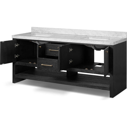 Anthem Double Vanity by Four Hands. Made from thick oak veneer, solid marble in a unique style.