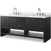 Anthem Double Vanity by Four Hands. Made from thick oak veneer, solid marble in a unique style.