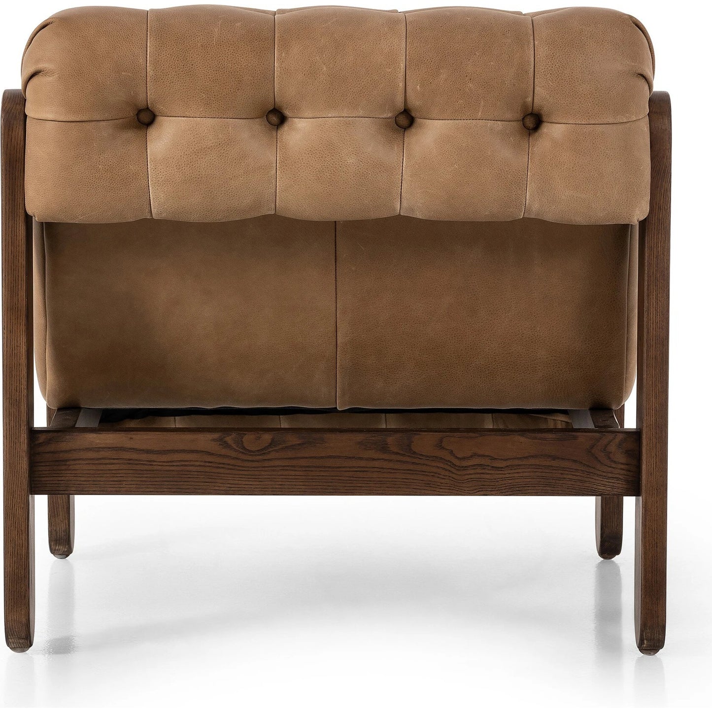 016 SI-2137407 | Additional Silo | Jeremiah Chair by Four Hands in palermo drift and terra brown ash. Made from top grain leather, solid ash, 100% polyester in a modern style.