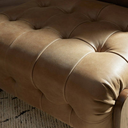 Jeremiah Chair by Four Hands in palermo drift and terra brown ash. Made from top grain leather, solid ash, 100% polyester in a modern style.