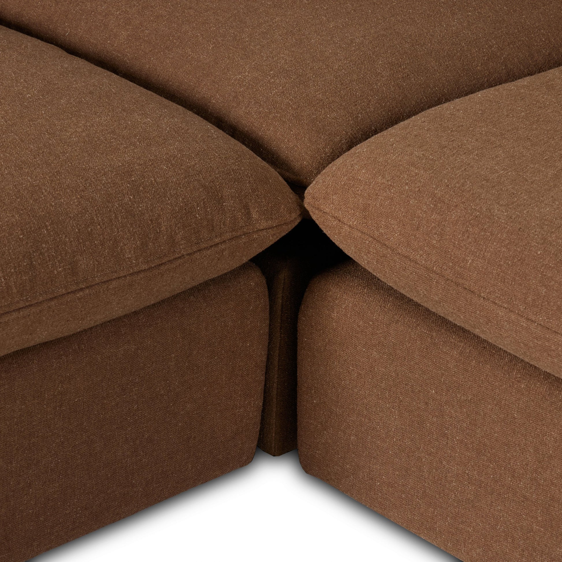 Ingel 5-Piece Sectional by Four Hands. Made from 39% linen, 35% cotton, 26% polyester, poplar plywood, 100% polyester in a modern style.