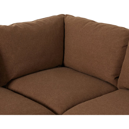 Ingel 5-Piece Sectional by Four Hands. Made from 39% linen, 35% cotton, 26% polyester, poplar plywood, 100% polyester in a modern style.