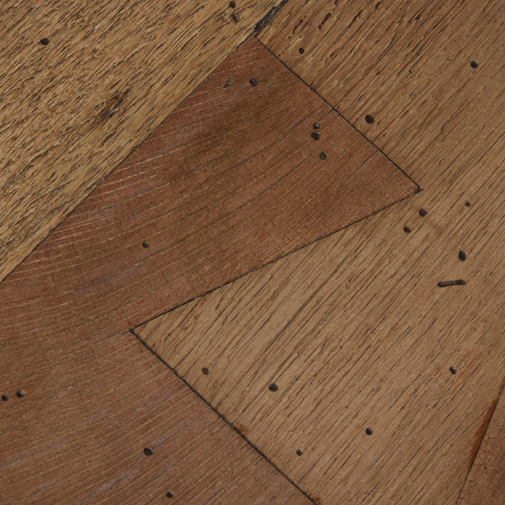 Abaso Small Square Coffee Table by Four Hands in ebony rustic wormwood oak. Made from thick oak veneer, engineered hardwood in a modern style.